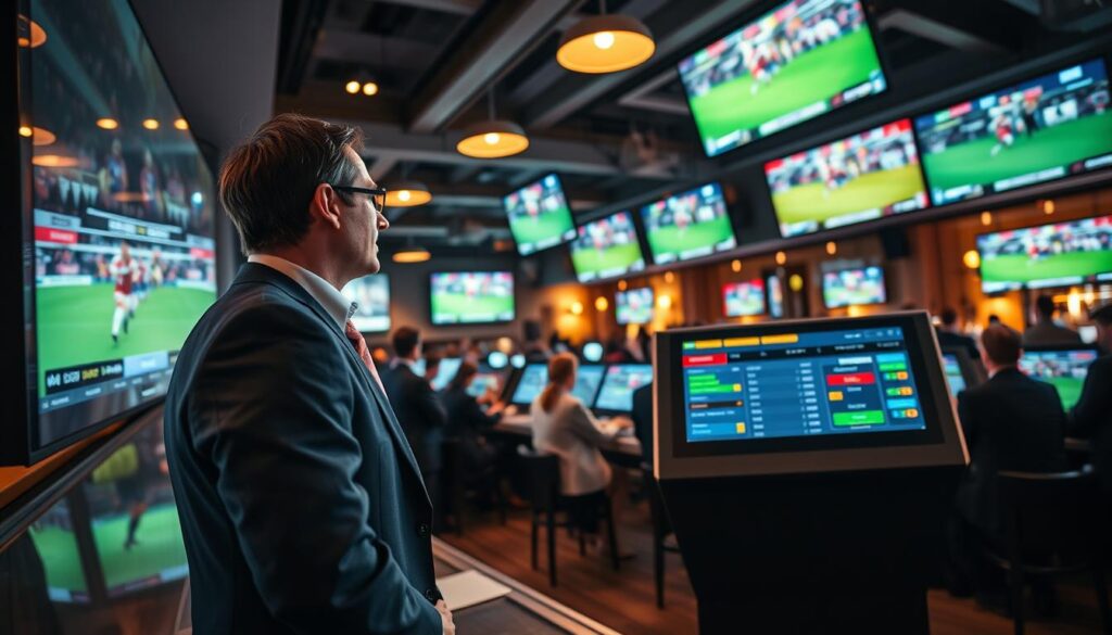 All British in-play betting