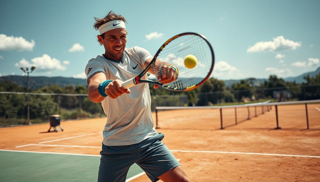 Nadal's tennis training Nadal's tennis training