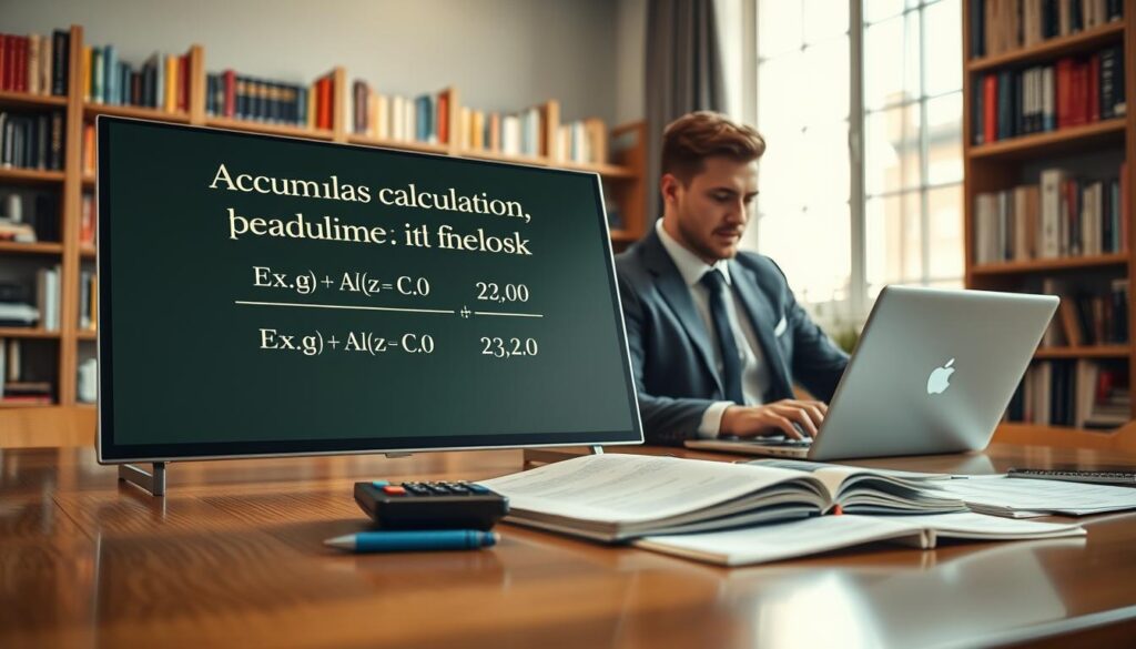 accumulator calculation formula