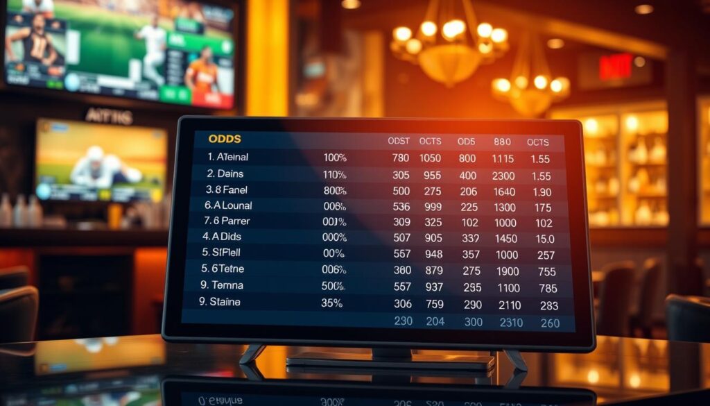 betting odds list