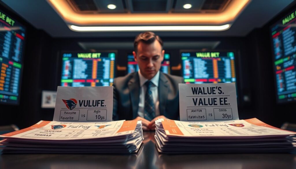 favorite vs value bets