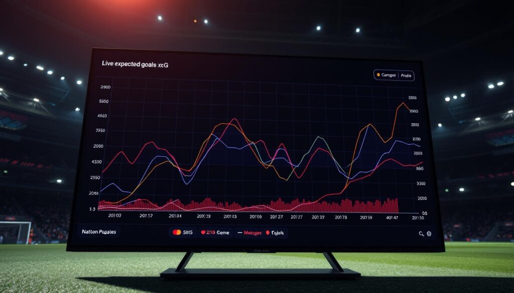 live xG graphs