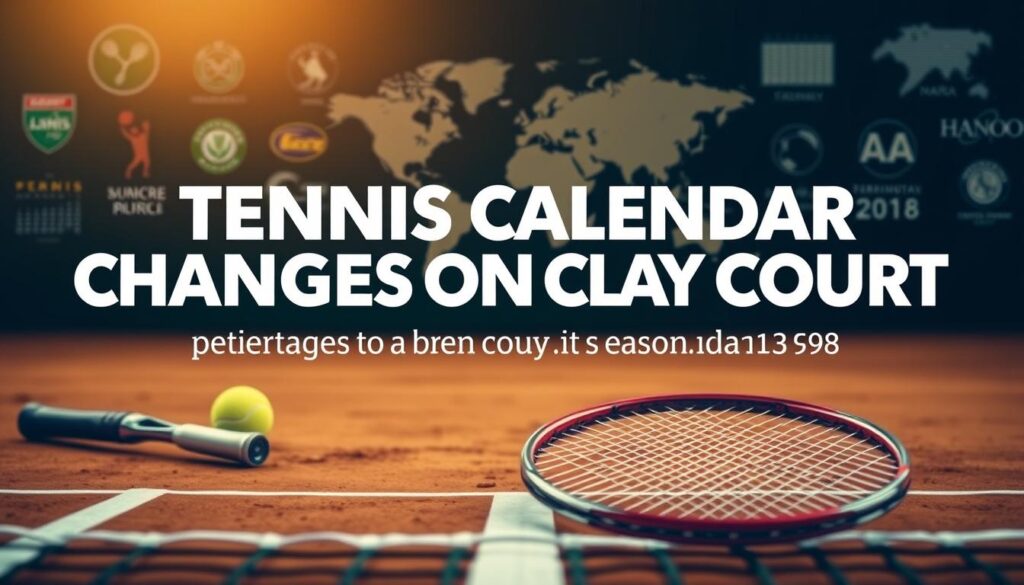 tennis calendar changes tennis calendar changes