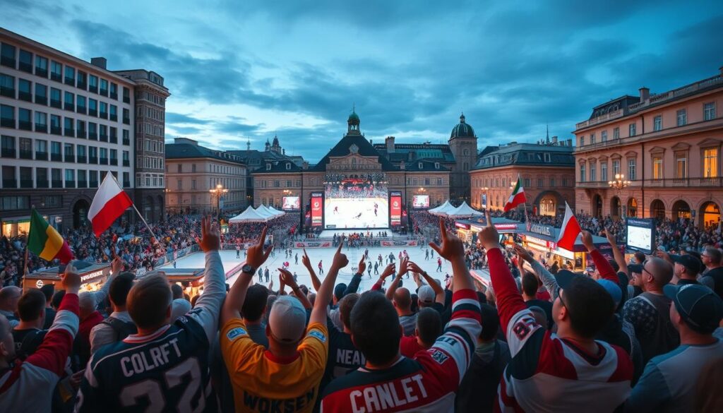 Champions Hockey League atmosphere