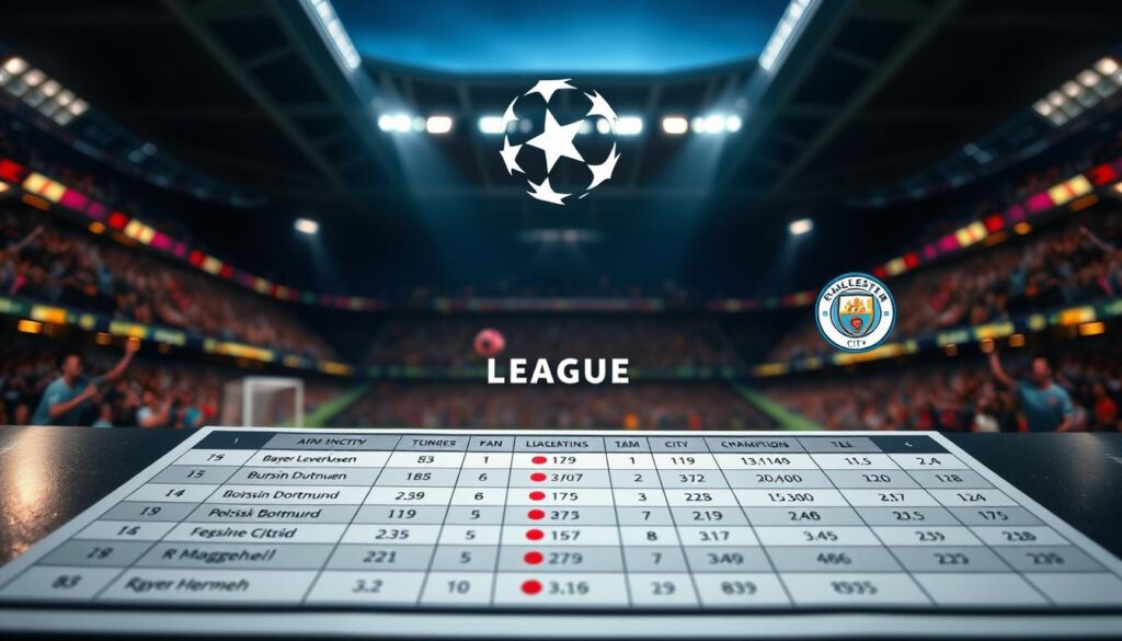 Champions League table