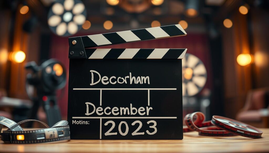 December film slate December film slate