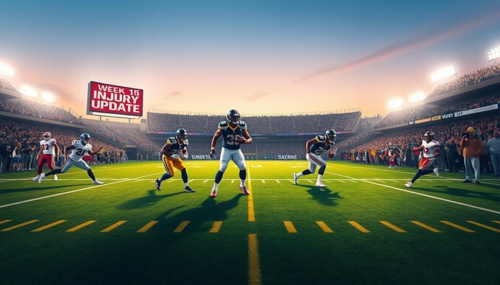 Week 15 injury timeline Week 15 injury timeline