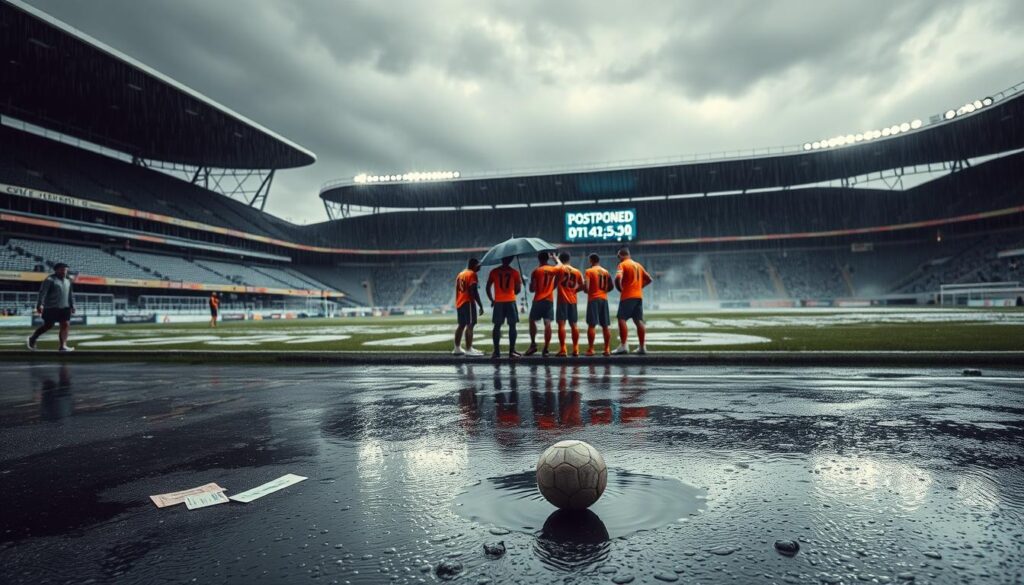 football fixture disruption