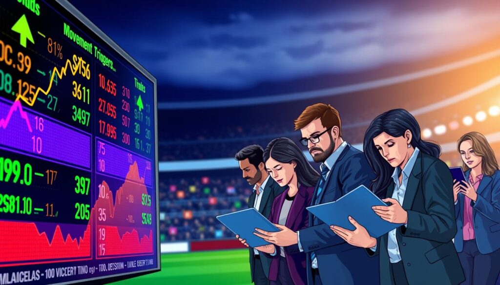 line movement triggers